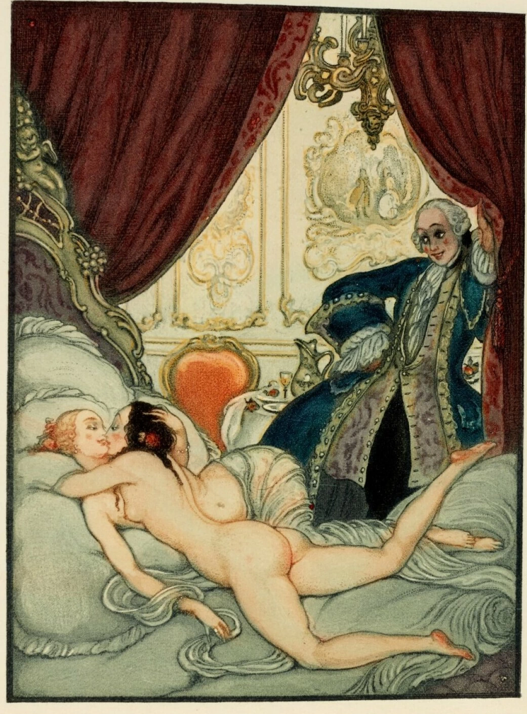 Illustrazione del libro di Casanova - Une aventure d'amour à Venise, 1927
